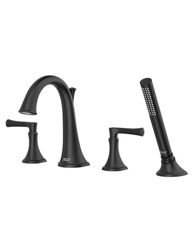 American Standard Estate Bathtub Faucet With Personal Shower for Flash Rough-In Valve With Lever Handles