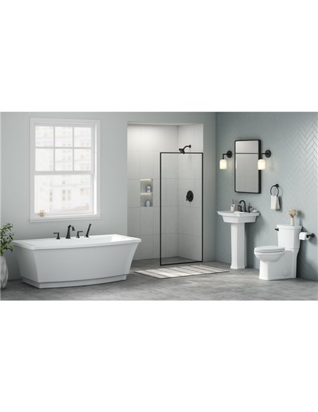 American Standard Estate Bathtub Faucet With Personal Shower for Flash Rough-In Valve With Lever Handles