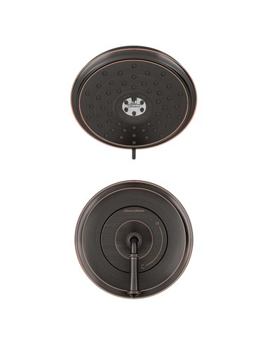 American Standard Delancey 1.8 gpm/6.8 L/min Shower Trim Kit With Water-Saving 4-Function Showerhead and Lever Handle