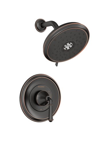 American Standard Delancey 1.8 gpm/6.8 L/min Shower Trim Kit With Water-Saving 4-Function Showerhead and Lever Handle