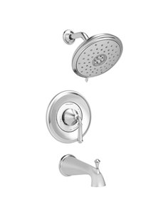 American Standard Delancey 1.8 gpm/6.8 L/min Tub and Shower Trim Kit With Water-Saving 4-Function Showerhead and Lever Handle 2