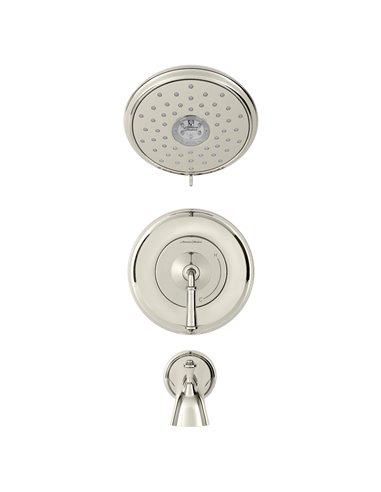American Standard Delancey 1.8 gpm/6.8 L/min Tub and Shower Trim Kit With Water-Saving 4-Function Showerhead and Lever Handle