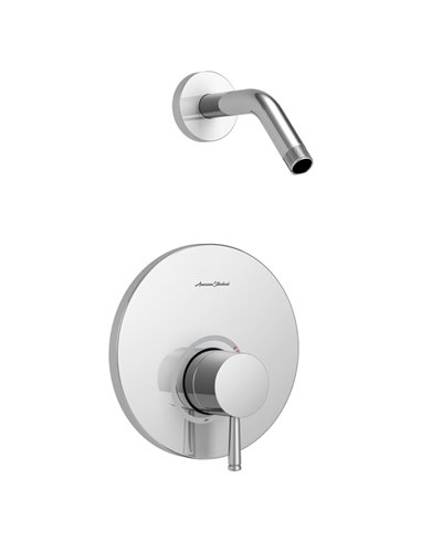 American Standard Serin Shower Trim Kit, Double Ceramic Pressure Balance Cartridge With Lever Handle
