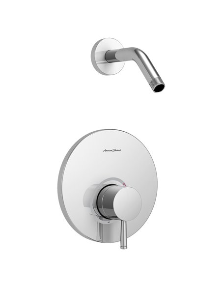 American Standard Serin Shower Trim Kit, Double Ceramic Pressure Balance Cartridge With Lever Handle