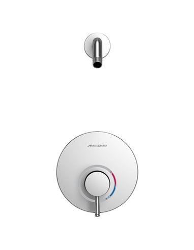 American Standard Serin Shower Trim Kit, Double Ceramic Pressure Balance Cartridge With Lever Handle