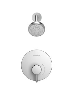 American Standard Serin 1.75 gpm/6.6 L/min Tub and Shower Trim Kit With Water-Saving 3-Function Shower Head, Double Ceramic Pres