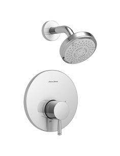 American Standard Serin 1.75 gpm/6.6 L/min Tub and Shower Trim Kit With Water-Saving 3-Function Shower Head, Double Ceramic Pres 2