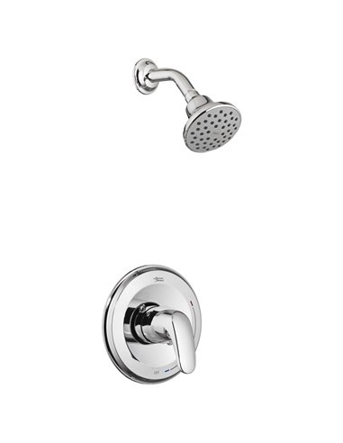 American Standard Colony PRO 1.75 gpm/6.6 L/min Shower Trim Kit With Water-Saving Showerhead, Double Ceramic Pressure Balance Ca