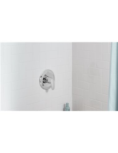 American Standard Colony PRO  1.75 gpm/6.6 L/min Tub and Shower Trim Kit With Water-Saving Showerhead, Double Ceramic Pressure B