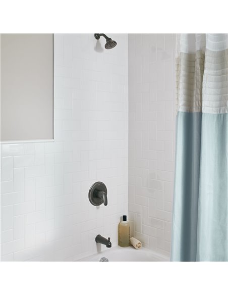 American Standard Colony PRO  1.75 gpm/6.6 L/min Tub and Shower Trim Kit With Water-Saving Showerhead, Double Ceramic Pressure B