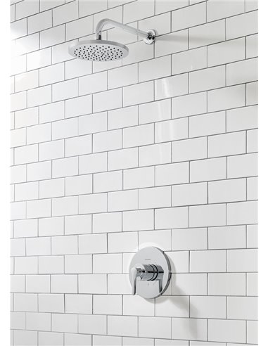 American Standard Studio S 2.5 gpm/ 6.8 L/min  Shower Only Trim With Rain Showerhead With Double Ceramic Balance Cartridge With 