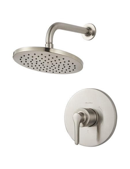 American Standard Studio S 1.8 gpm/6.8 L/min  Shower Trim Kit With Rain Showerhead, Double Ceramic Pressure Balance Cartridge Wi