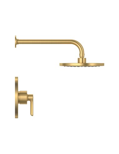 American Standard Studio S 1.8 gpm/6.8 L/min  Shower Trim Kit With Rain Showerhead, Double Ceramic Pressure Balance Cartridge Wi