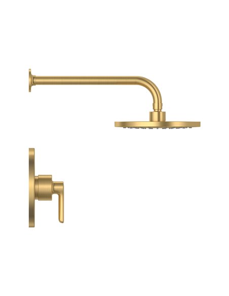 American Standard Studio S 1.8 gpm/6.8 L/min  Shower Trim Kit With Rain Showerhead, Double Ceramic Pressure Balance Cartridge Wi