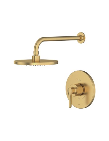 American Standard Studio S 1.8 gpm/6.8 L/min  Shower Trim Kit With Rain Showerhead, Double Ceramic Pressure Balance Cartridge Wi