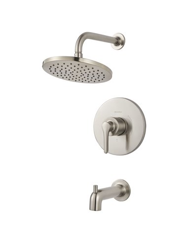 American Standard Studio S 1.8 gpm/6.8 L/min Tub and Shower Trim Kit With Rain Showerhead, Double Ceramic Pressure Balance Cartr