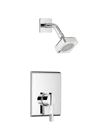 American Standard Times Square 1.75 gpm/6.6 L/min Shower Trim Kit With Water-Saving Showerhead, Double Ceramic Pressure Balance 