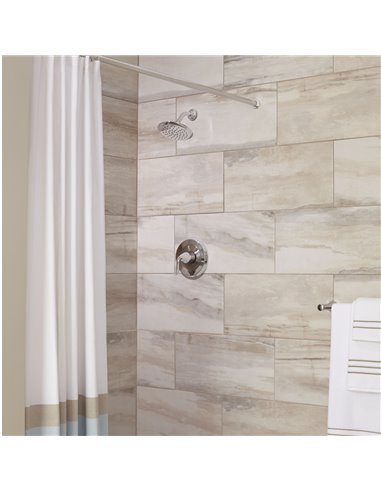 American Standard Fluent Valve Only Trim Kit With Double Ceramic Pressure Balance Cartridge With Lever Handle