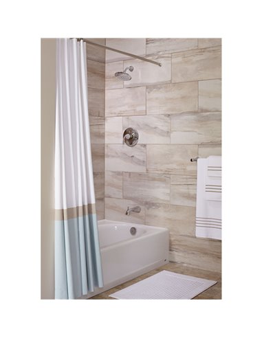 American Standard Fluent 2.5 gpm/9.5 L/min Tub and Shower Trim Kit With Showerhead, Double Ceramic Pressure Balance Cartridge Wi