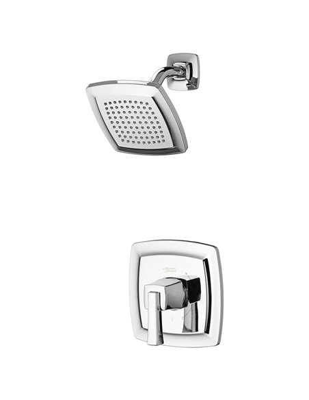 American Standard Townsend 1.75 gpm/6.6 L/min Shower Trim Kit With Water-Saving Showerhead, Double Ceramic Pressure Balance Cart