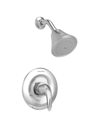 American Standard Reliant 3 2.5 gpm/9.5 L/min Shower Trim Kit With Showerhead, Double Ceramic Pressure Balance Cartridge With Le