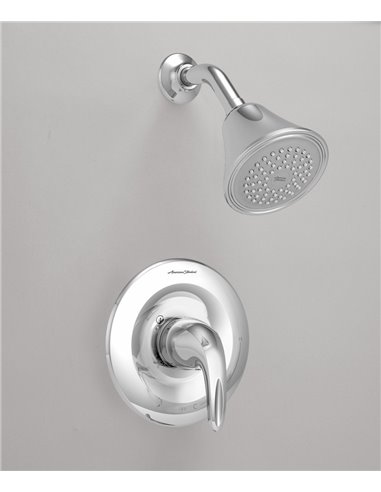 American Standard Reliant 3 2.5 gpm/9.5 L/min Shower Trim Kit With Showerhead, Double Ceramic Pressure Balance Cartridge With Le