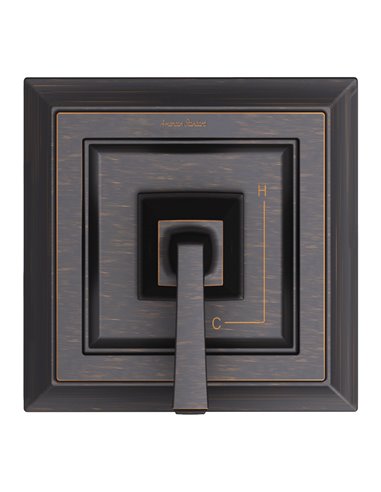 American Standard Town Square S Valve Only Trim Kit With Double Ceramic Pressure Balance Cartridge With Lever Handle