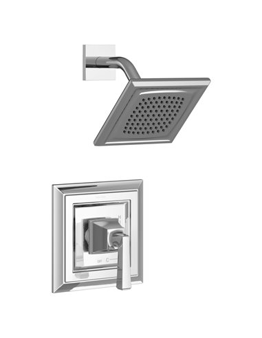 American Standard Town Square S 2.5 gpm/9.5 L/min Shower Trim Kit With Single Function Showerhead, Double Ceramic Pressure Balan