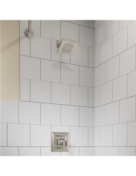 American Standard Town Square S 2.5 gpm/9.5 L/min Shower Trim Kit With Single Function Showerhead, Double Ceramic Pressure Balan
