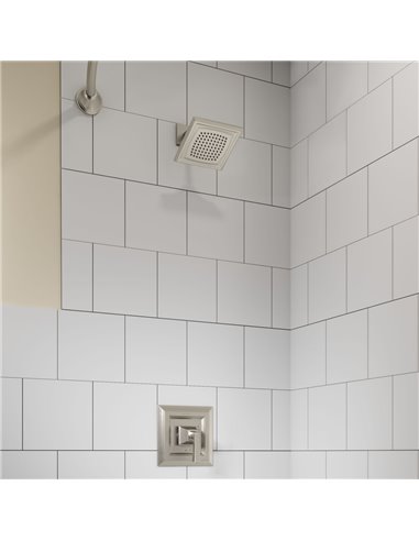 American Standard Town Square S 1.75 gpm/6.8 L/min Shower Trim Kit With Water-Saving Showerhead, Double Ceramic Pressure Balance