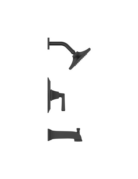 American Standard Town Square S 1.75 gpm/6.8 L/min Tub and Shower Trim Kit With Water-Saving Showerhead, Double Ceramic Pressure