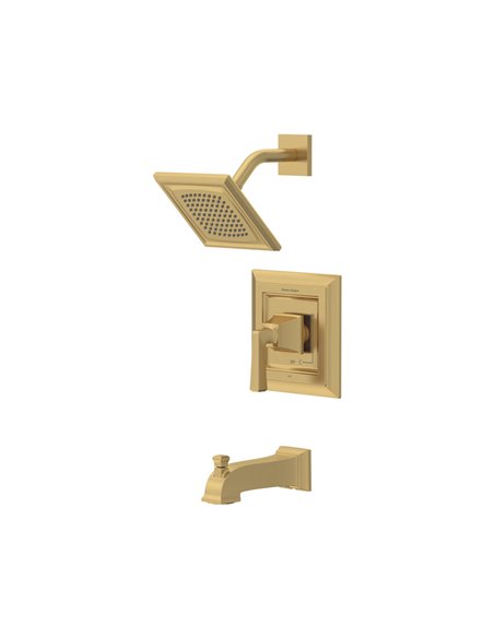 American Standard Town Square S 1.75 gpm/6.8 L/min Tub and Shower Trim Kit With Water-Saving Showerhead, Double Ceramic Pressure
