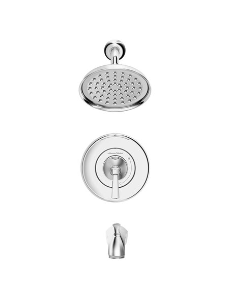 American Standard Glenmere 1.8 gpm/6.8 L/min Tub and Shower Trim Kit With Water-Saving Showerhead, Double Ceramic Pressure Balan