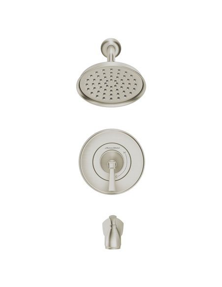 American Standard Glenmere 1.8 gpm/6.8 L/min Tub and Shower Trim Kit With Water-Saving Showerhead, Double Ceramic Pressure Balan