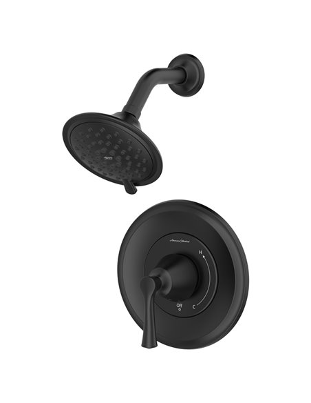 American Standard Estate 1.8 gpm/6.8 L/min Shower Trim Kit With Water-Saving 3-Function Showerhead, Double Ceramic Pressure Bala