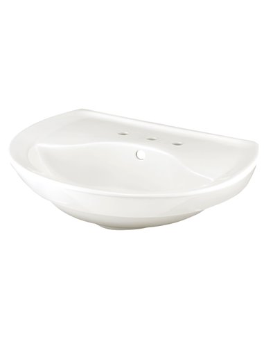 American Standard Ravenna Ped Slab 8Cc Less Towel Bar - 0268008