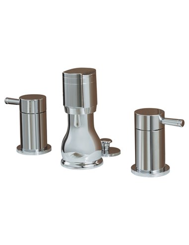 American Standard Serin Bidet Fixt-Mtd LVb WMtl Popup Dr - 2064401