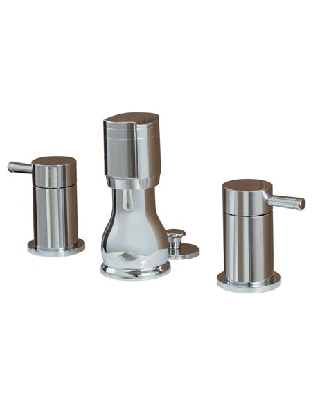 American Standard Serin Bidet Fixt-Mtd LVb WMtl Popup Dr - 2064401