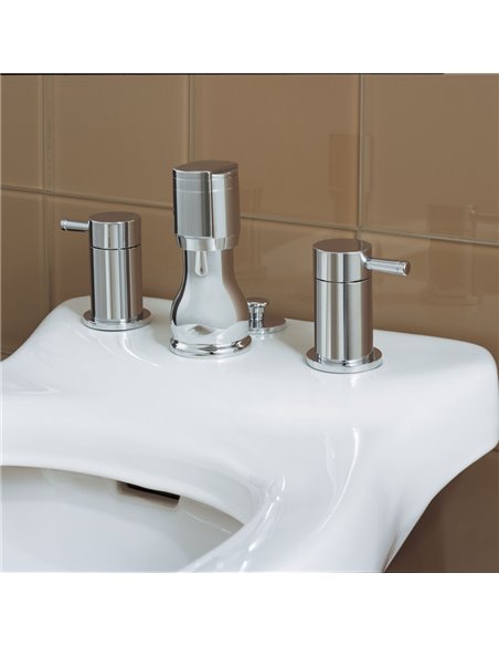 American Standard Serin Bidet Fixt-Mtd LVb WMtl Popup Dr - 2064401