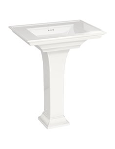 American Standard Town Square S Center Hole Only Pedestal Sink Top and Leg Combination 2