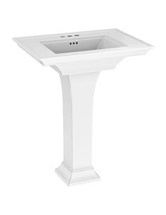 American Standard Town Square S 4-Inch Centerset Pedestal Sink Top and Leg Combination 2