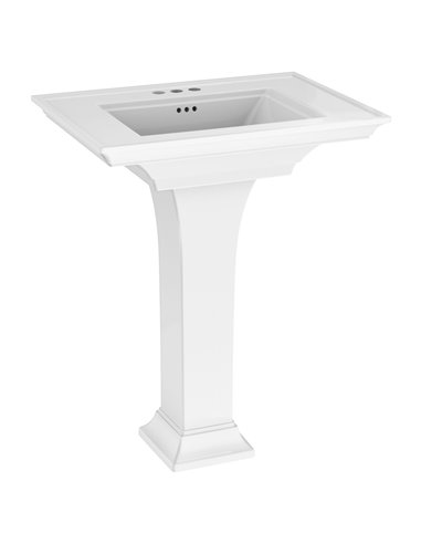 American Standard Town Square S 4-Inch Centerset Pedestal Sink Top and Leg Combination
