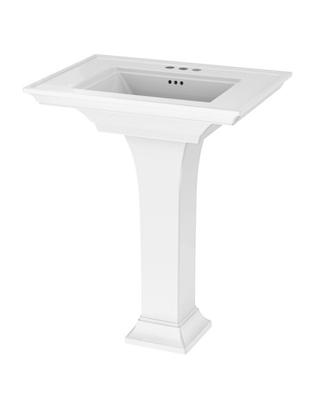 American Standard Town Square S 4-Inch Centerset Pedestal Sink Top and Leg Combination
