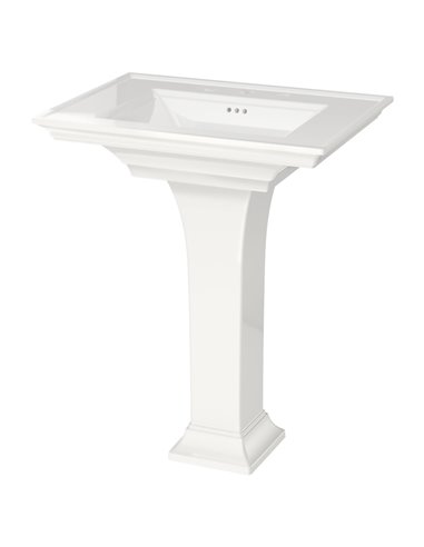 American Standard Town Square S 8-Inch Widespread Pedestal Sink Top and Leg Combination