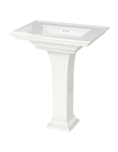 American Standard Town Square S 8-Inch Widespread Pedestal Sink Top and Leg Combination