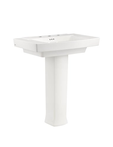 American Standard Townsend 8-Inch Widespread Pedestal Sink Top and Leg Combination