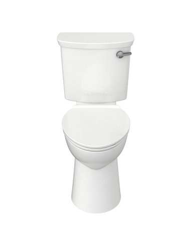 American Standard Yorkville VorMax Two-Piece 1.28 gpf/4.8 Lpf Right-Hand Trip Lever Chair Height Back Outlet Elongated EverClean