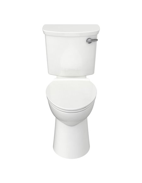 American Standard Yorkville VorMax Two-Piece 1.28 gpf/4.8 Lpf Right-Hand Trip Lever Chair Height Back Outlet Elongated EverClean