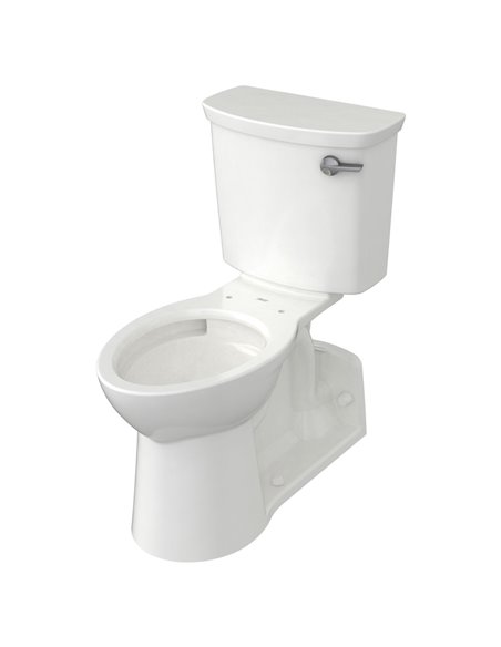 American Standard Yorkville VorMax Two-Piece 1.28 gpf/4.8 Lpf Right-Hand Trip Lever Chair Height Back Outlet Elongated EverClean