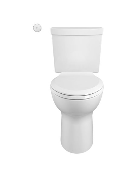 American Standard Cadet Touchless Chair Height Elongated Toilet Less Seat